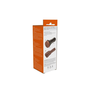 Dramatic angle of the Me You Us Vagina Stroker, exuding elegance and pleasure.